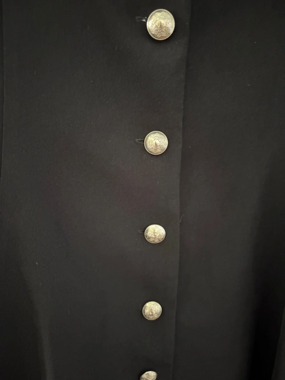 Alexia Admore Black Dress with White Collar & Cuffs size 6 - Picture 4 of 7